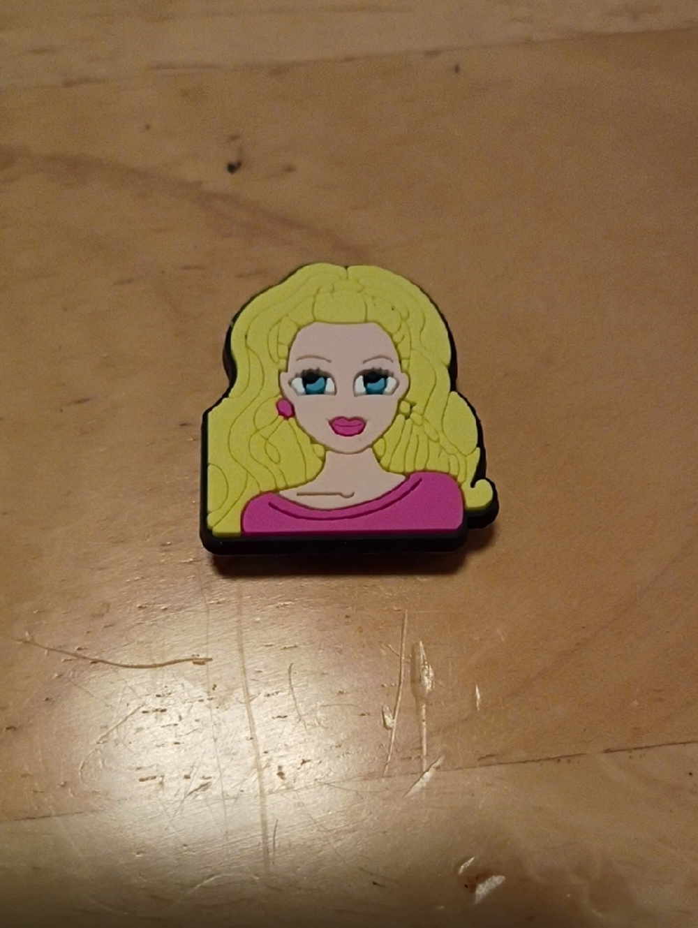 10 for $10 Jibbitz Croc Charms - Barbie Blonde & Pink  - New Shoe Charm